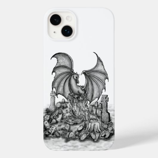ゾンビとドラゴン Case-Mate iPhoneケース (裏面)