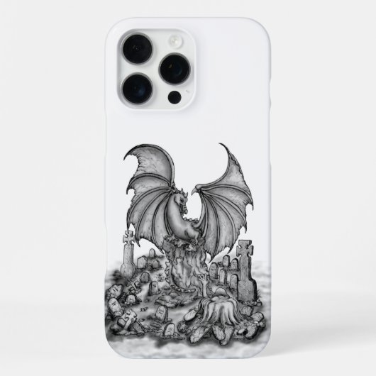 ゾンビとドラゴン iPhoneケース (裏面)