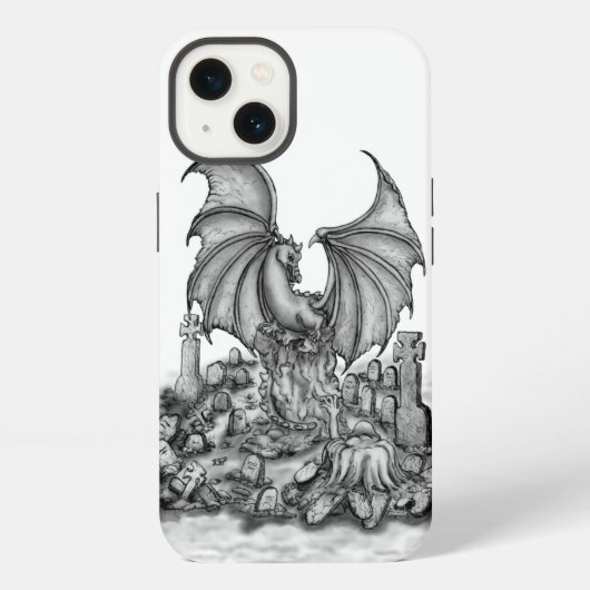 ゾンビとドラゴン iPhoneケース (裏面)
