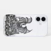 ゾンビとドラゴン iPhone 16ケース (裏面横)