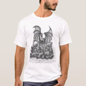 ゾンビとドラゴン Tシャツ (正面)