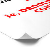 「ゾンビにかまれた場合」のポスター ポスター (角)