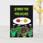 ゾンビによくカードをもらう カード (黄色い花)