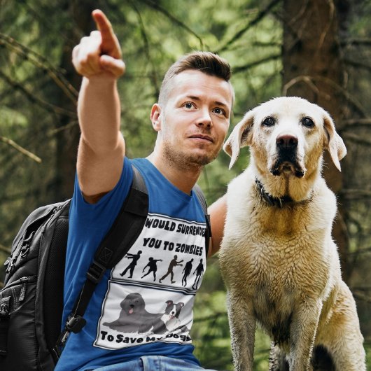 「ゾンビに打ち明けるぞ」おもしろい諺 Tシャツ