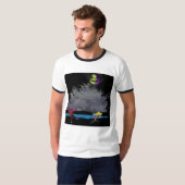 ゾンビに追われている男 Tシャツ (正面フル)