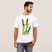 ゾンビのアスパラガスのワイシャツ Tシャツ (正面フル)