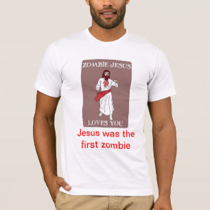 ゾンビのイエス・キリストのTシャツ Tシャツ