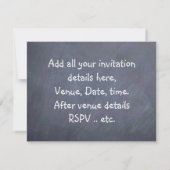 ゾンビのウェディング ブライド グルーム アクセサリーをカスタマイズ 招待状 (裏面)