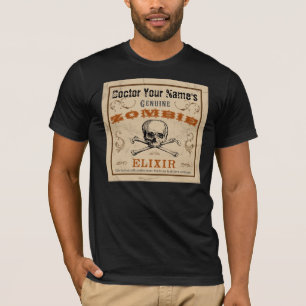 ゾンビのエリクシルのカスタマイズ可能なティー Tシャツ