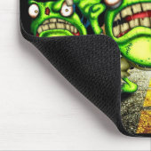 ゾンビのカエルのマウスパッド マウスパッド (コーナー)