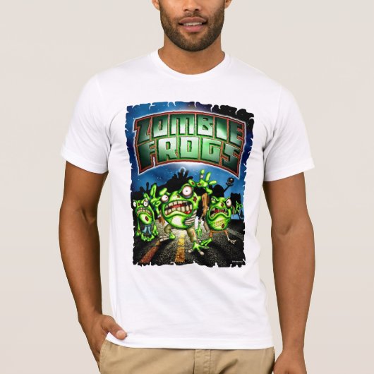 ゾンビのカエル Tシャツ (正面)