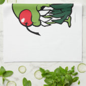 ゾンビのカップケーキの台所タオル キッチンタオル (折り畳み)