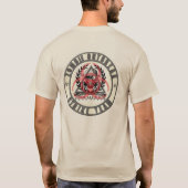 ゾンビのキラーエリートのタスクフォースの袖 Tシャツ (裏面)