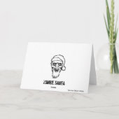 ゾンビのクリスマスカード シーズンカード (裏面)