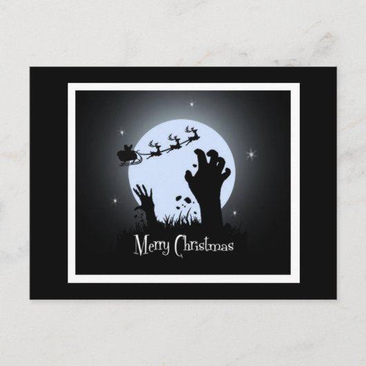 ゾンビのクリスマスナイト シーズンポストカード (正面)