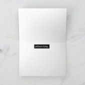 ゾンビのクリスマス シーズンカード (内部)