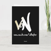 ゾンビのクリスマス シーズンカード (裏面)