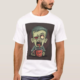 ゾンビのコーヒーブレイク - 不死身のためのカフェイン Tシャツ