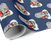 ゾンビのサンタの上昇のクリスマス ラッピングペーパー (ロールコーナー)