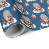 ゾンビのサンタの上昇のクリスマス ラッピングペーパー (ロールコーナー)