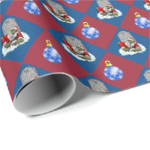 ゾンビのサンタの上昇のクリスマス ラッピングペーパー (ロールコーナー)