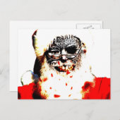 ゾンビのサンタの郵便はがき シーズンポストカード (正面/裏面)