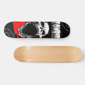 ゾンビのスカルのスケートボード スケートボード (横)