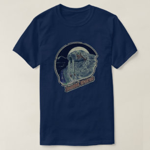 ゾンビのセイウチのオリジナルレトロの動揺してな一見 Tシャツ