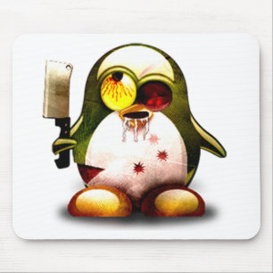 ゾンビのタキシード(Linuxのタキシード) マウスパッド