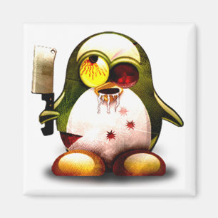 ゾンビのタキシード(Linuxのタキシード) マグネット