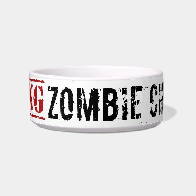 ゾンビのチンチラボール ボウル (正面)