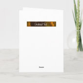 ゾンビのテディー・ベアのバースデー・カード カード (裏面)