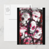 ゾンビのデジタルフィンガーペイントで描くことはlarsonを…持ち上げます ポストカード (正面/裏面)