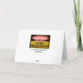 ゾンビのハッピーバースデーカード カード (裏面)