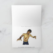 ゾンビのハッピーバースデーカード カード (内部)