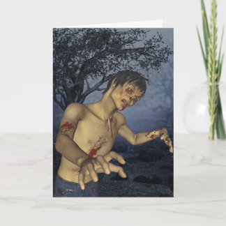 ゾンビのハッピーバースデーカード カード