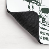 ゾンビのハンターのマウスパッド マウスパッド (コーナー)