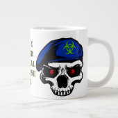 ゾンビのハンターの戦術的な応答のチームマグ ジャンボコーヒーマグカップ (右)