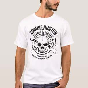 ゾンビのハンターのTシャツ Tシャツ