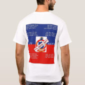 ゾンビのハンター Tシャツ (裏面)