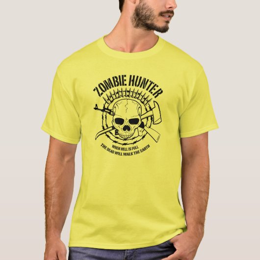 ゾンビのハンター Tシャツ (正面)