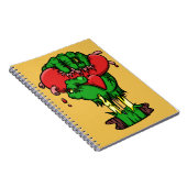 ゾンビのハートのノート- 80ページ ノートブック (右側)