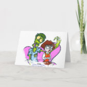 ゾンビのバレンタインカード シーズンカード (裏面)