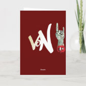 ゾンビのバレンタイン シーズンカード (裏面)