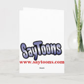 ゾンビのバレンタイン シーズンカード (裏面)