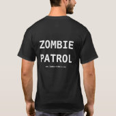 ゾンビのパトロールのTシャツ Tシャツ (裏面)