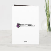 ゾンビのパーティー2011のバースデー・カード カード (裏面)