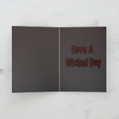 ゾンビのパーティー2011のバースデー・カード カード (内部)