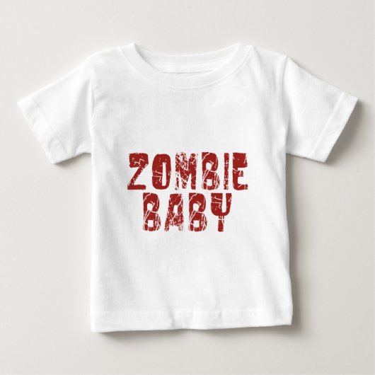 ゾンビのベビー ベビーTシャツ (正面)
