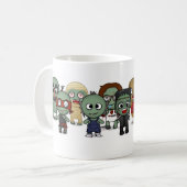 ゾンビのマグ コーヒーマグカップ (正面左)